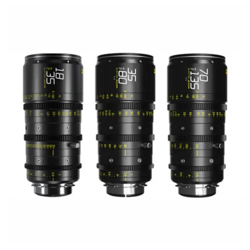 DZOFilm Catta Ace Lens set [18-35, 35-80, 70-135 T2.9] PL/EF Mount